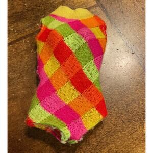 1969 Barbie #1160 Original TNT Marlo Flip 1-piece Bright Checkered Swimsuit Read